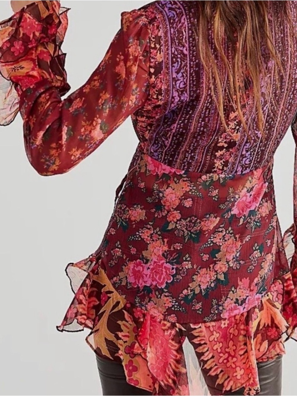 Free People Magic Hour Wrap Top